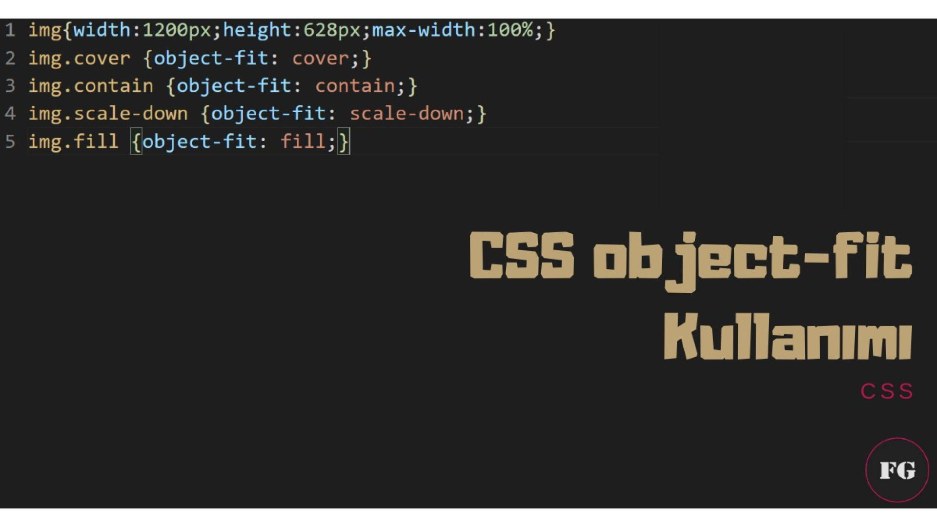 object-fit Kullanımı