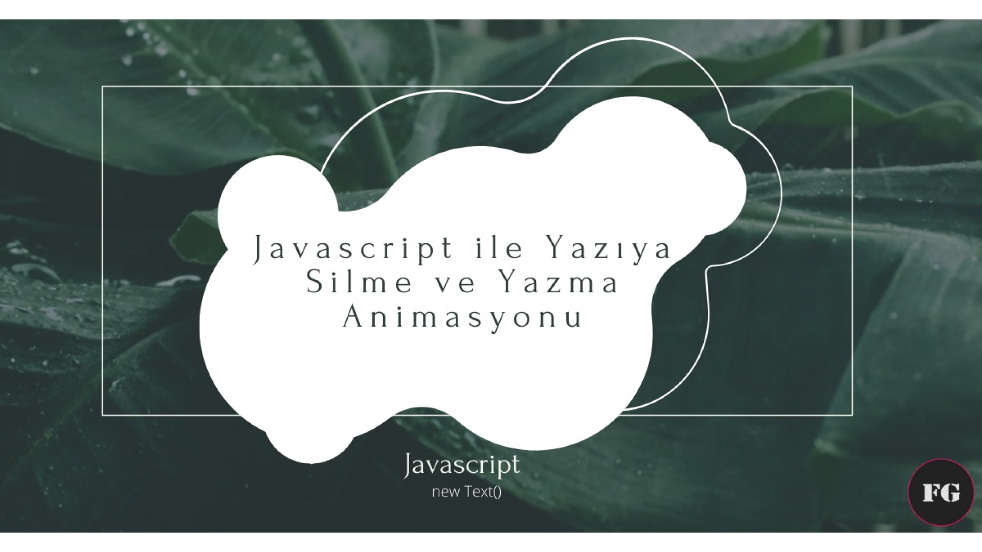 Yazıya Silme ve Yazma Animasyonu (Typewriter)