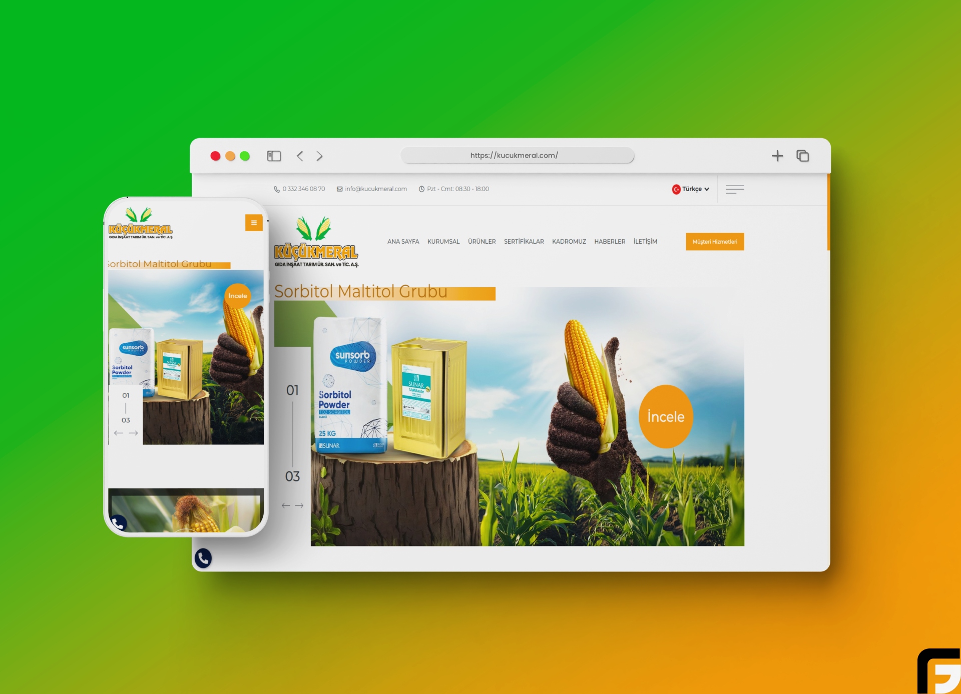 Küçükmeral – Kurumsal Web Sitesi Tasarımı ve Geliştirme